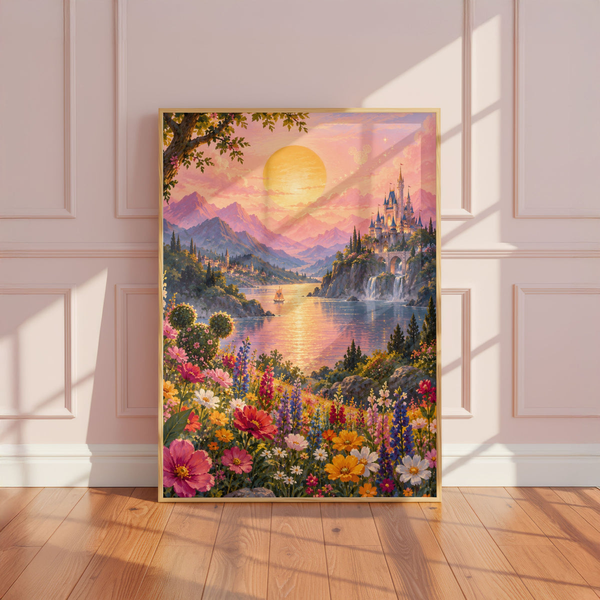 Magical Castle Sunset