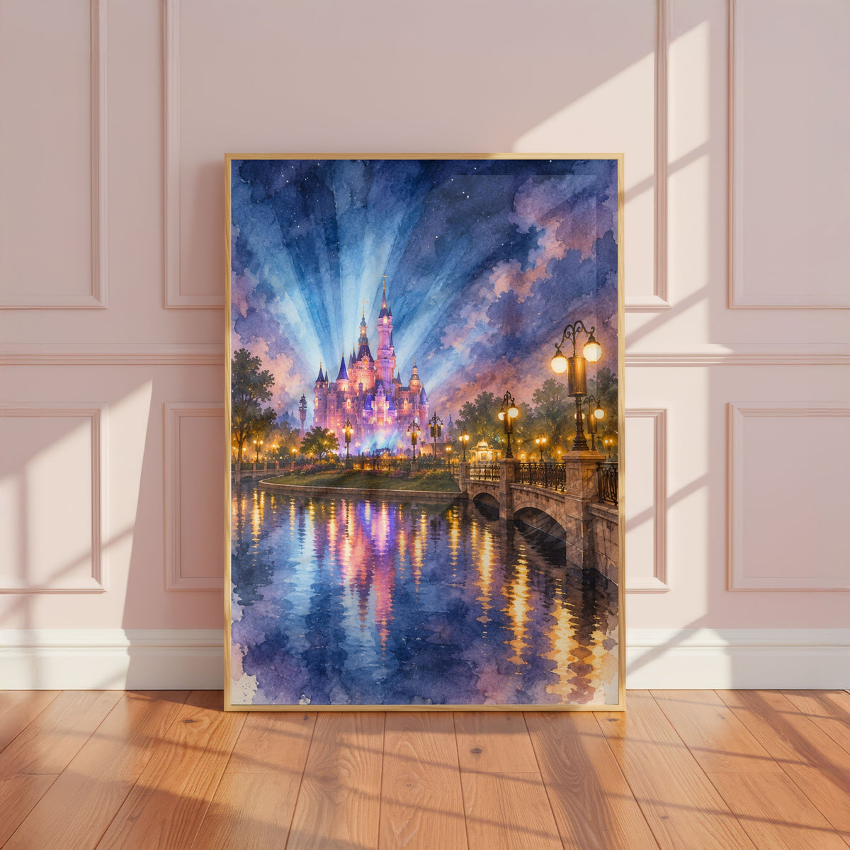 Shanghai Disneyland Castle Night