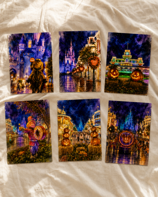 Set of 6 Disney Halloween