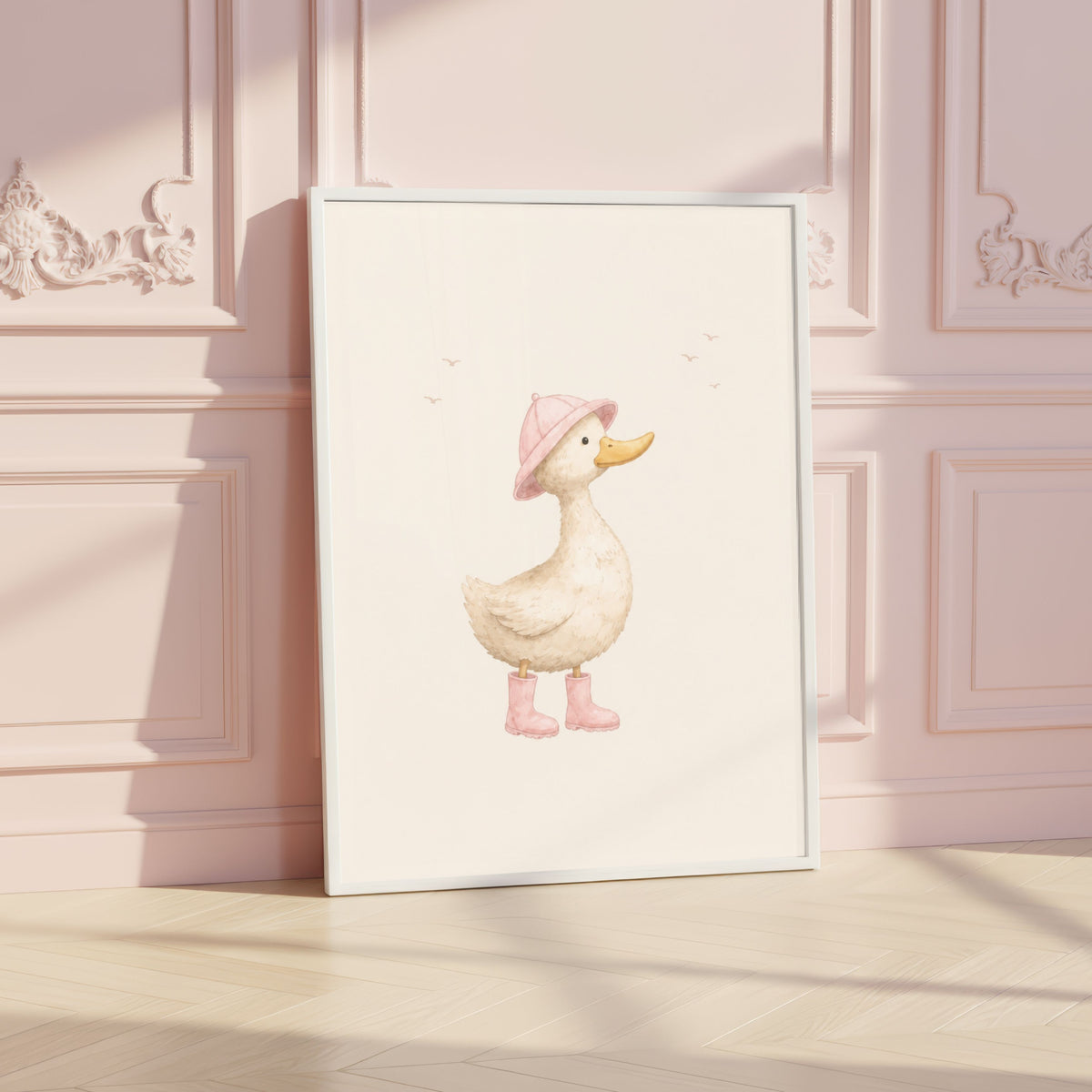 Pink Rainy Day Goose