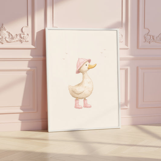Pink Rainy Day Goose