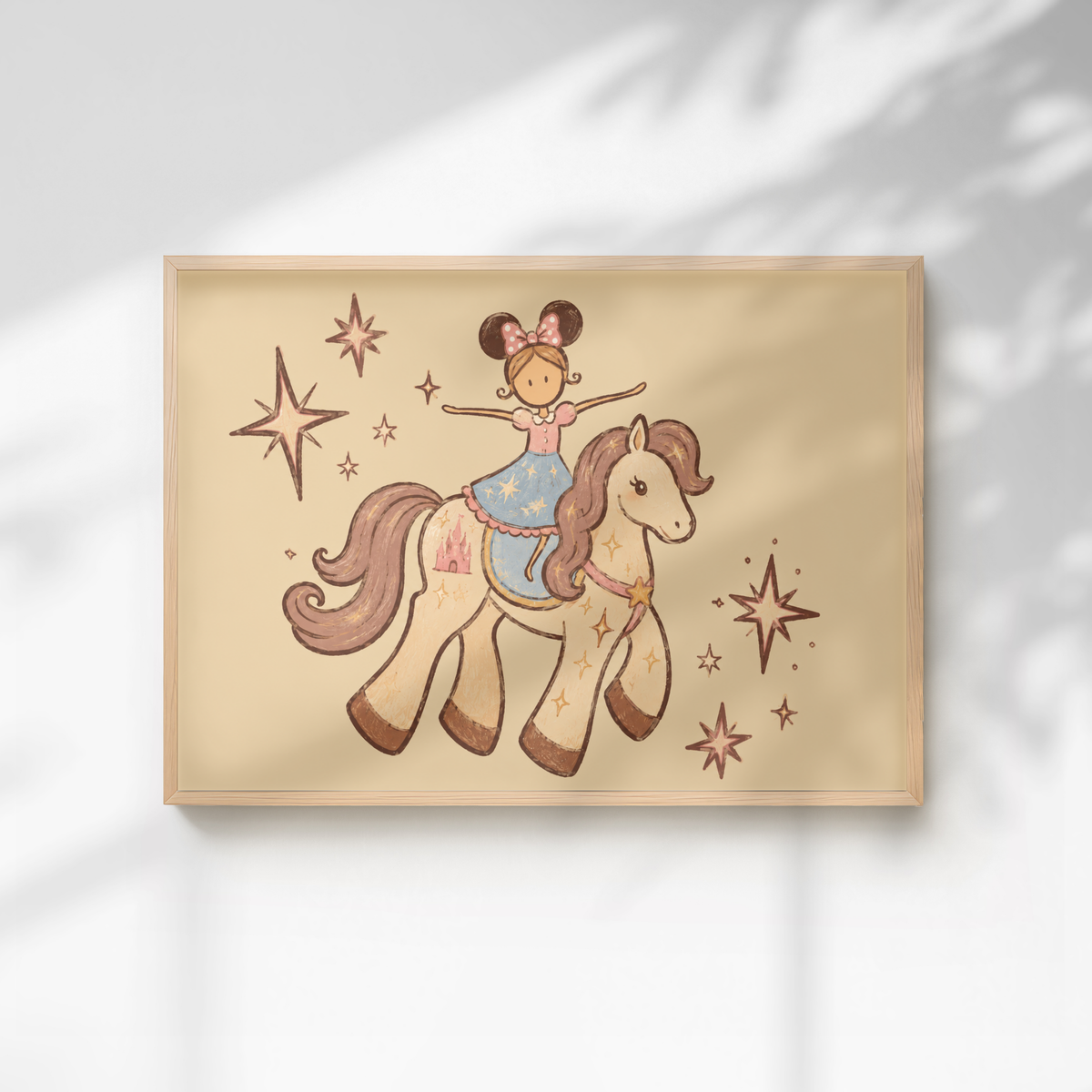 Disney Inspired Girl on Horse