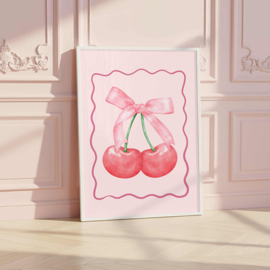 Pink Cherry Bows