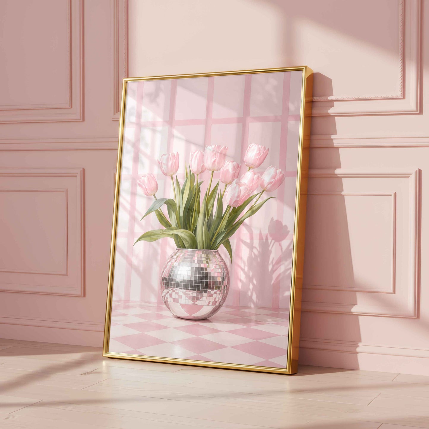 Pink Disco Tulips
