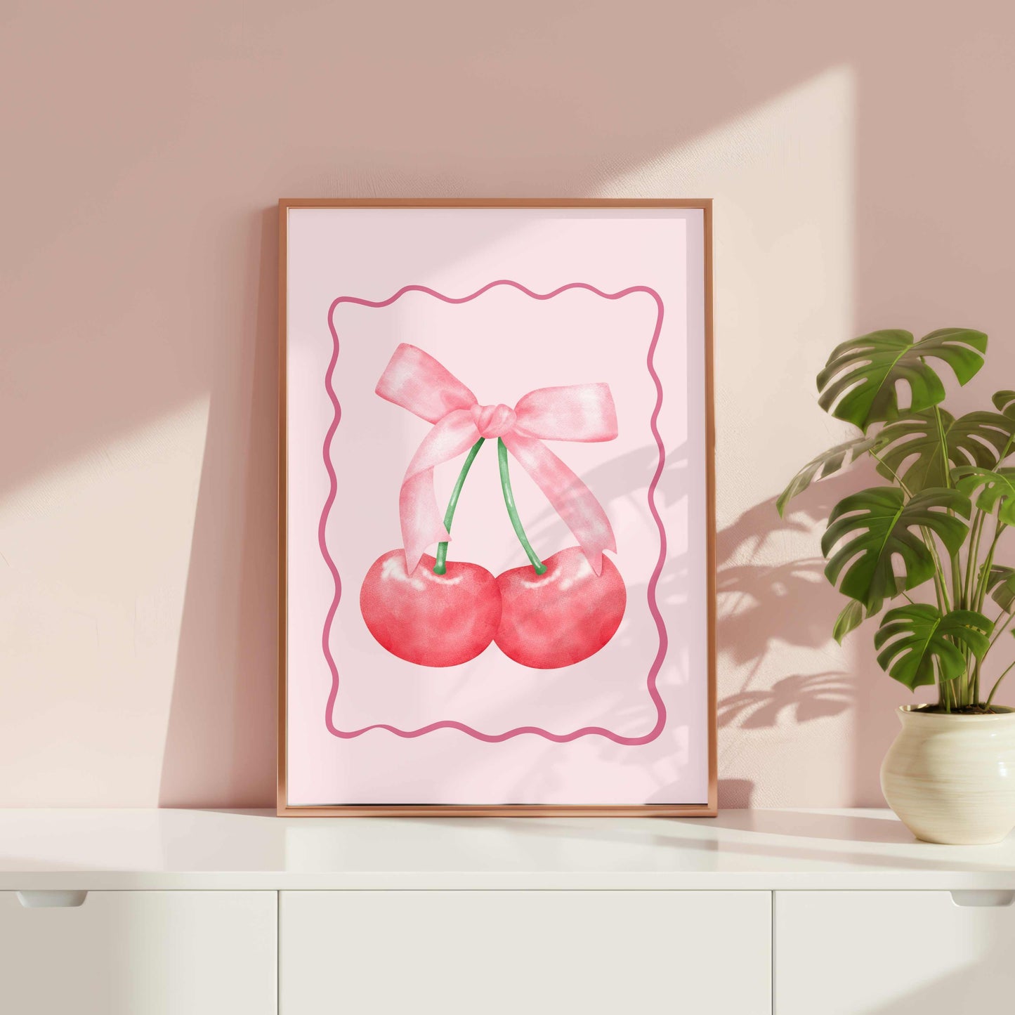 Pink Cherry Bows