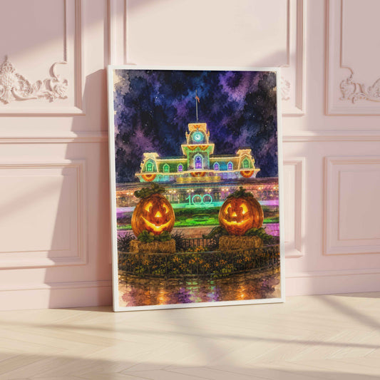 Magic Kingdom Halloween Entrance