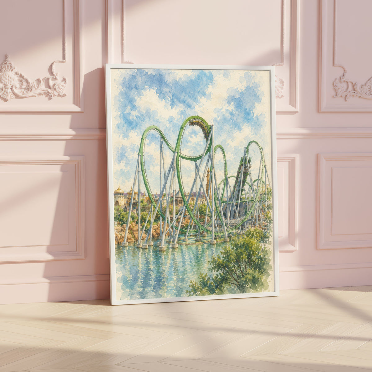 The Hulk Coaster Watercolour