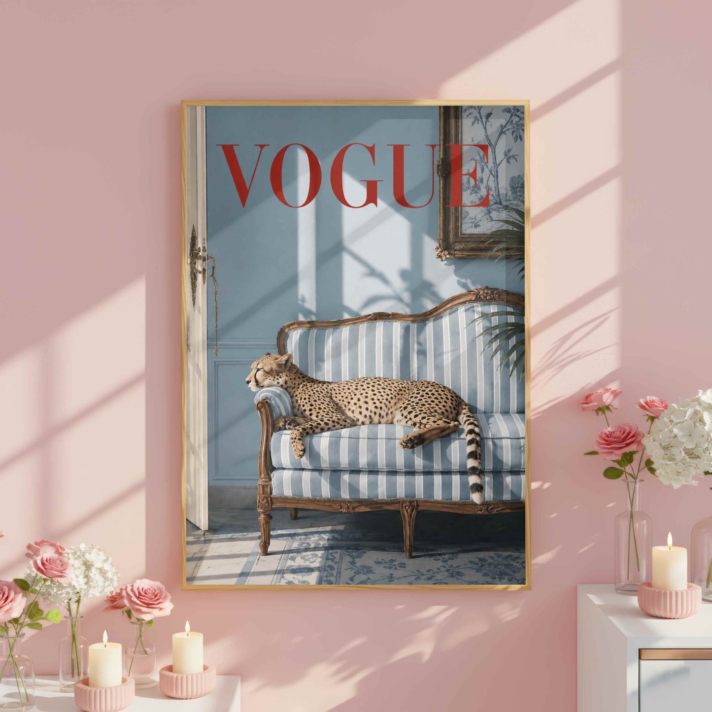 Leopard Vogue Blue