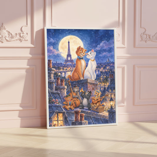Aristocats Eiffel Moon