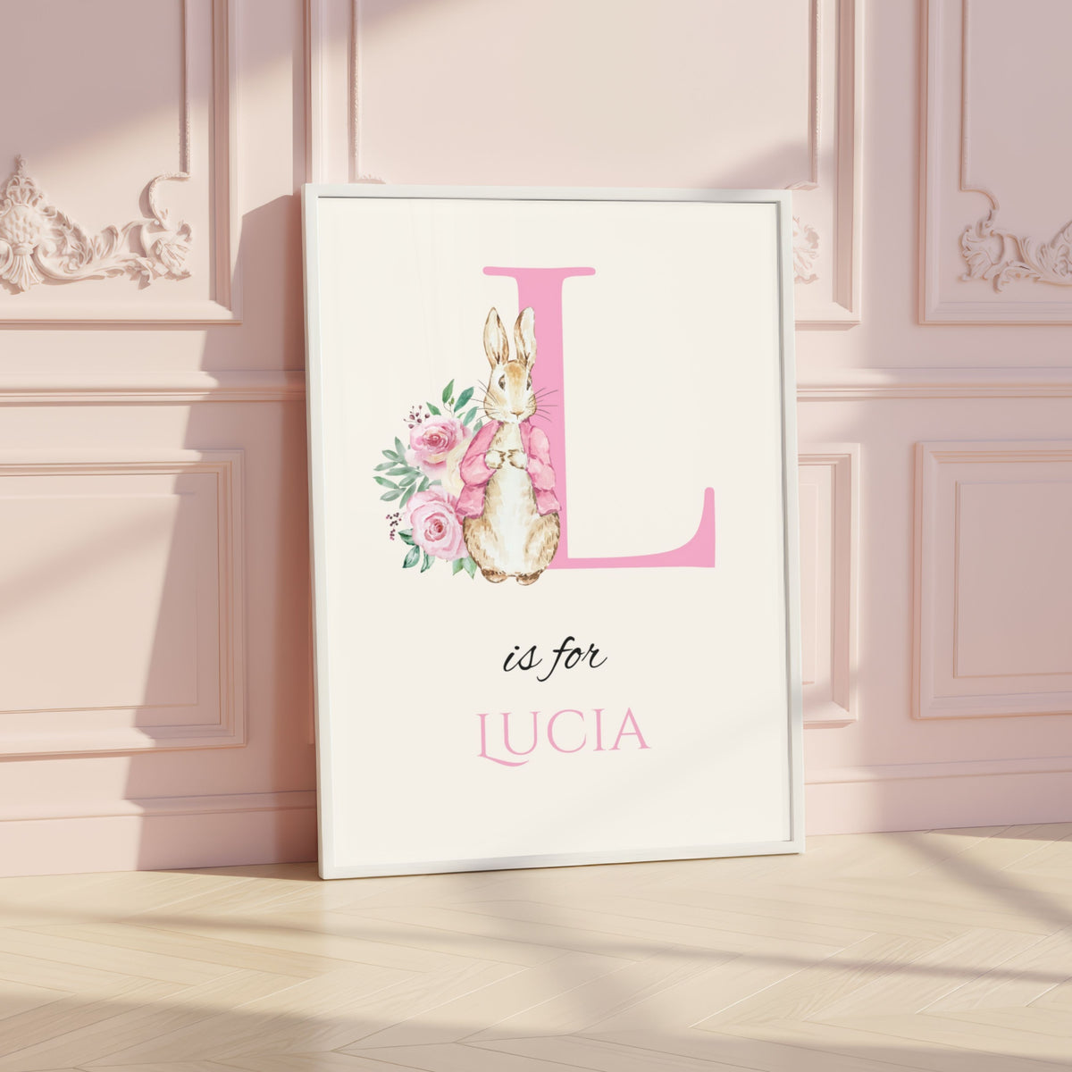Pink Peter Rabbit Personalised