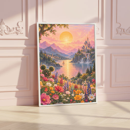 Magical Castle Sunset