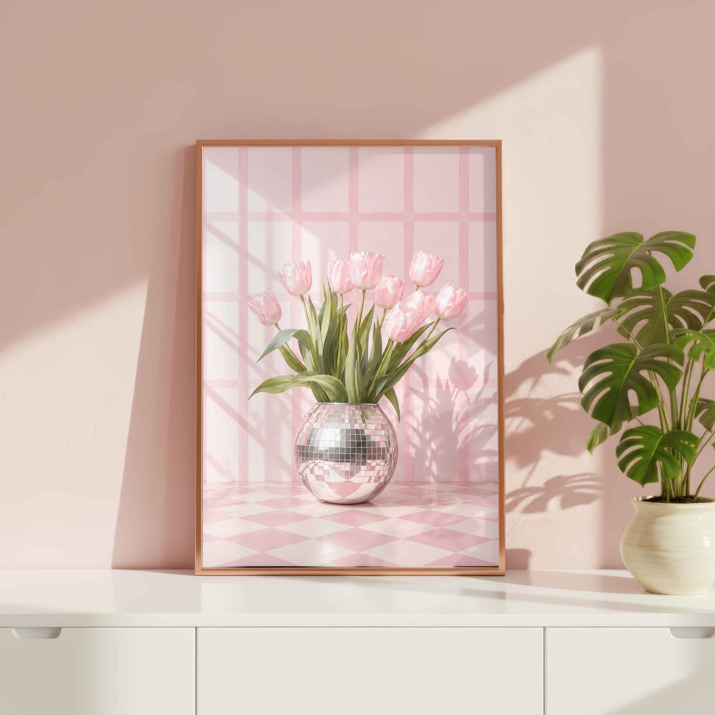 Pink Disco Tulips