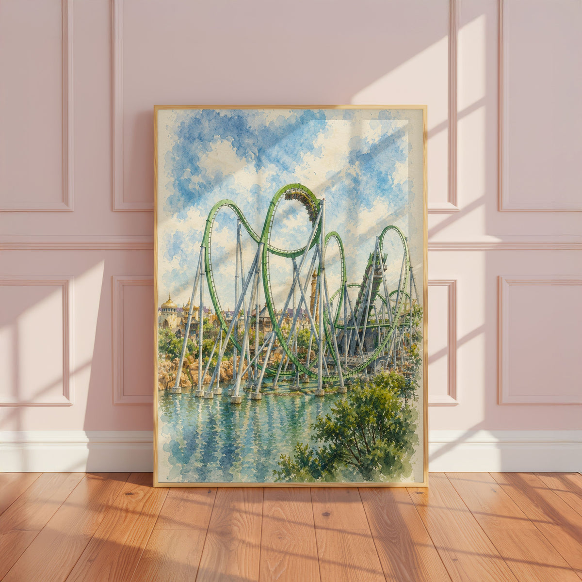 The Hulk Coaster Watercolour