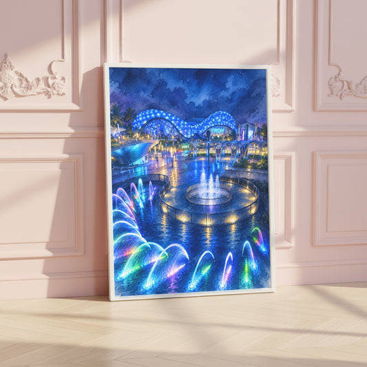Tron Night Shanghai Disneyland