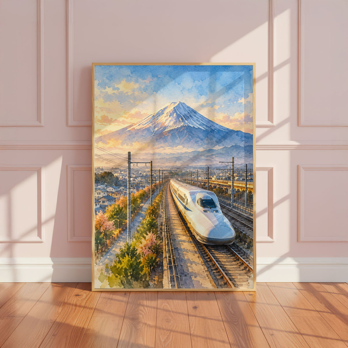Mount Fuji Ft Bullet Train