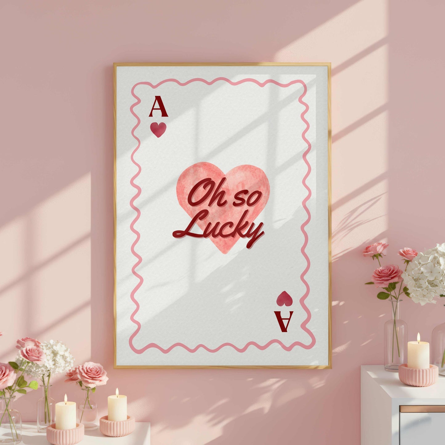 Oh So Lucky Playing Card