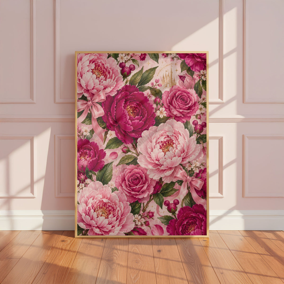 Pink Floral Disney