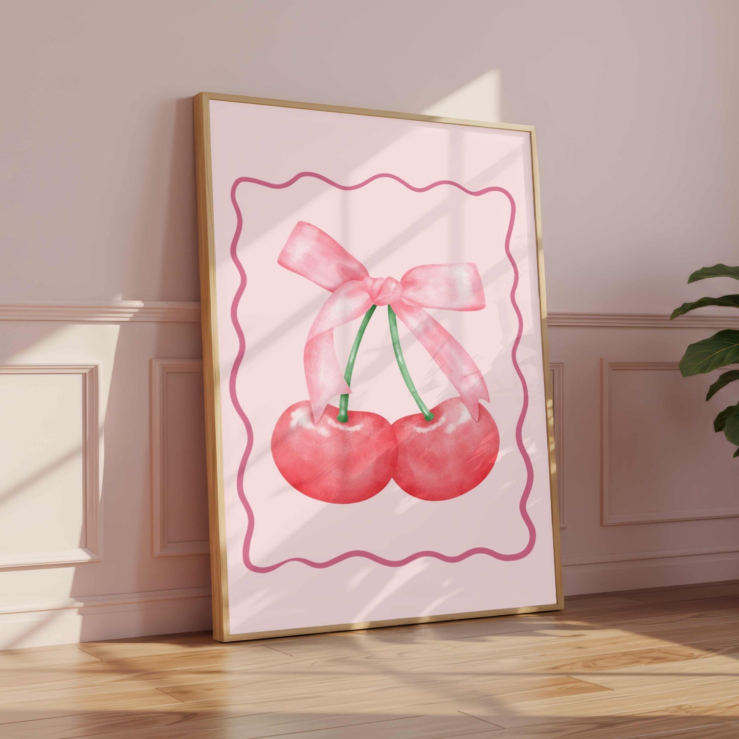 Pink Cherry Bows