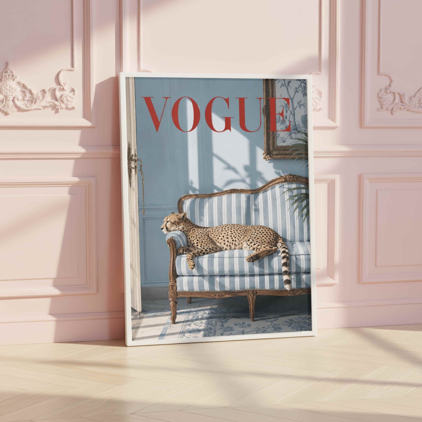 Leopard Vogue Blue