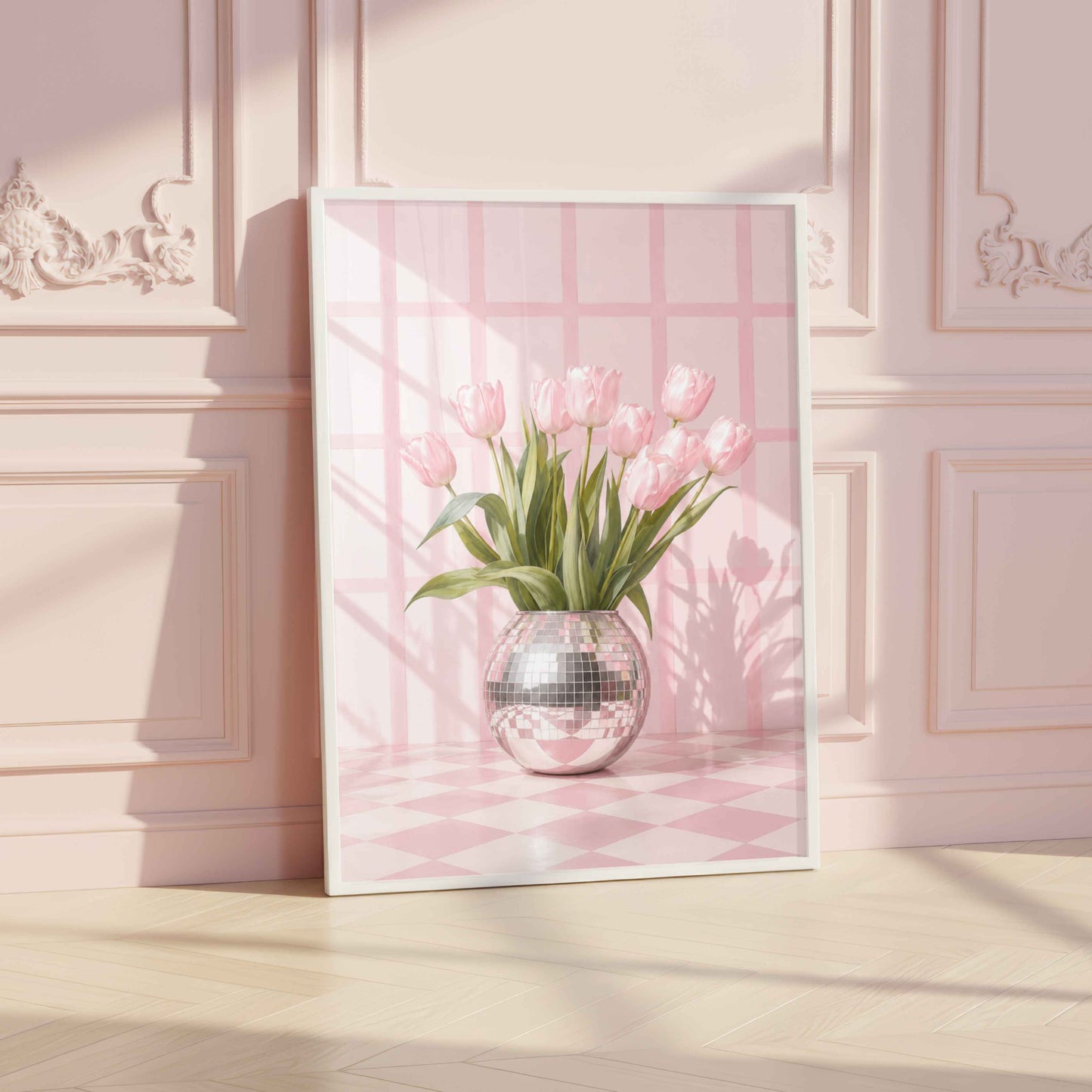 Pink Disco Tulips