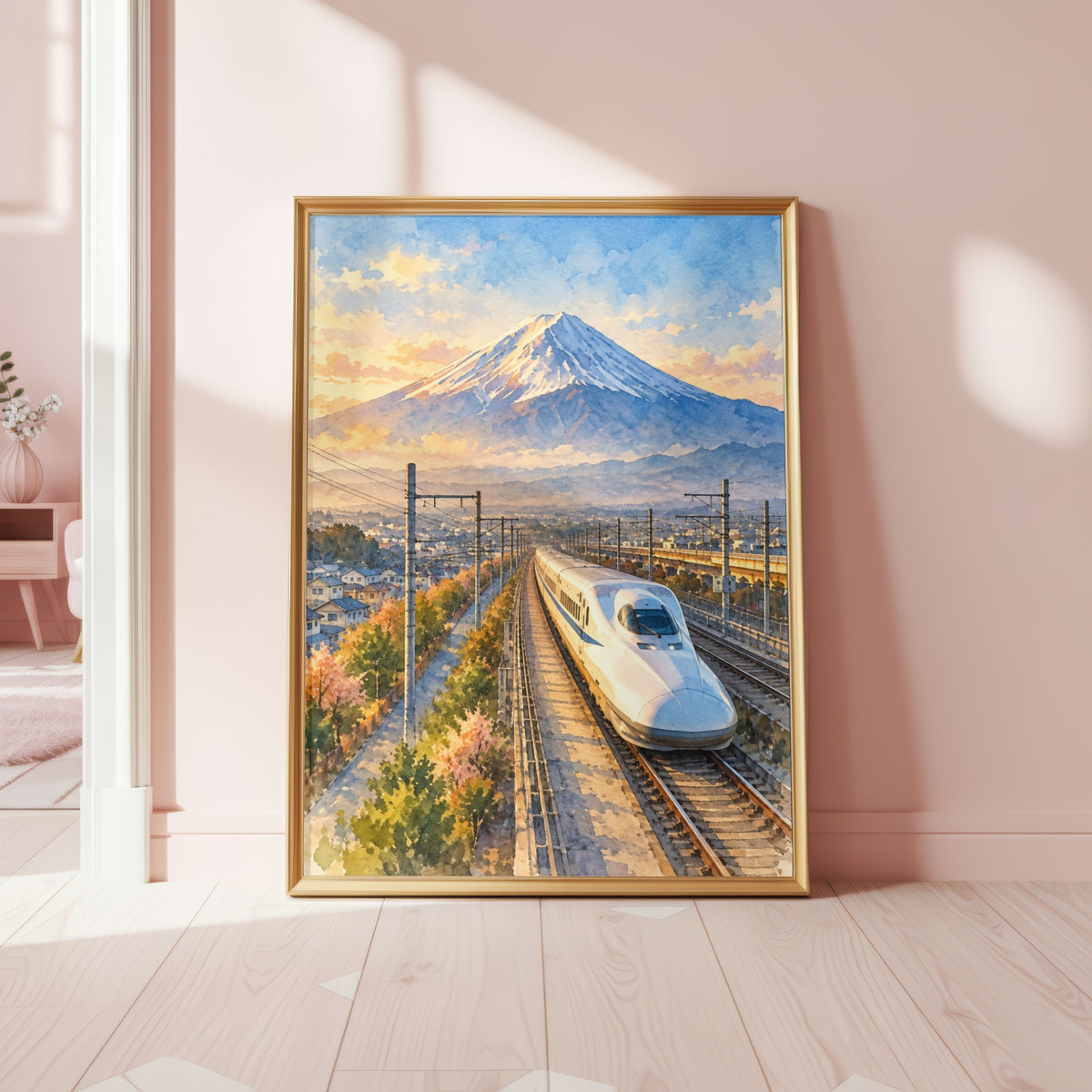 Mount Fuji Ft Bullet Train