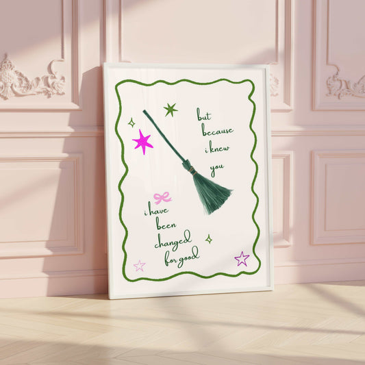 Wicked Musical Print – Changed for Good