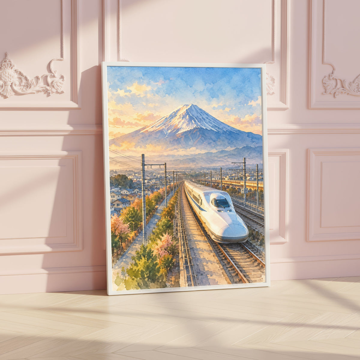 Mount Fuji Ft Bullet Train