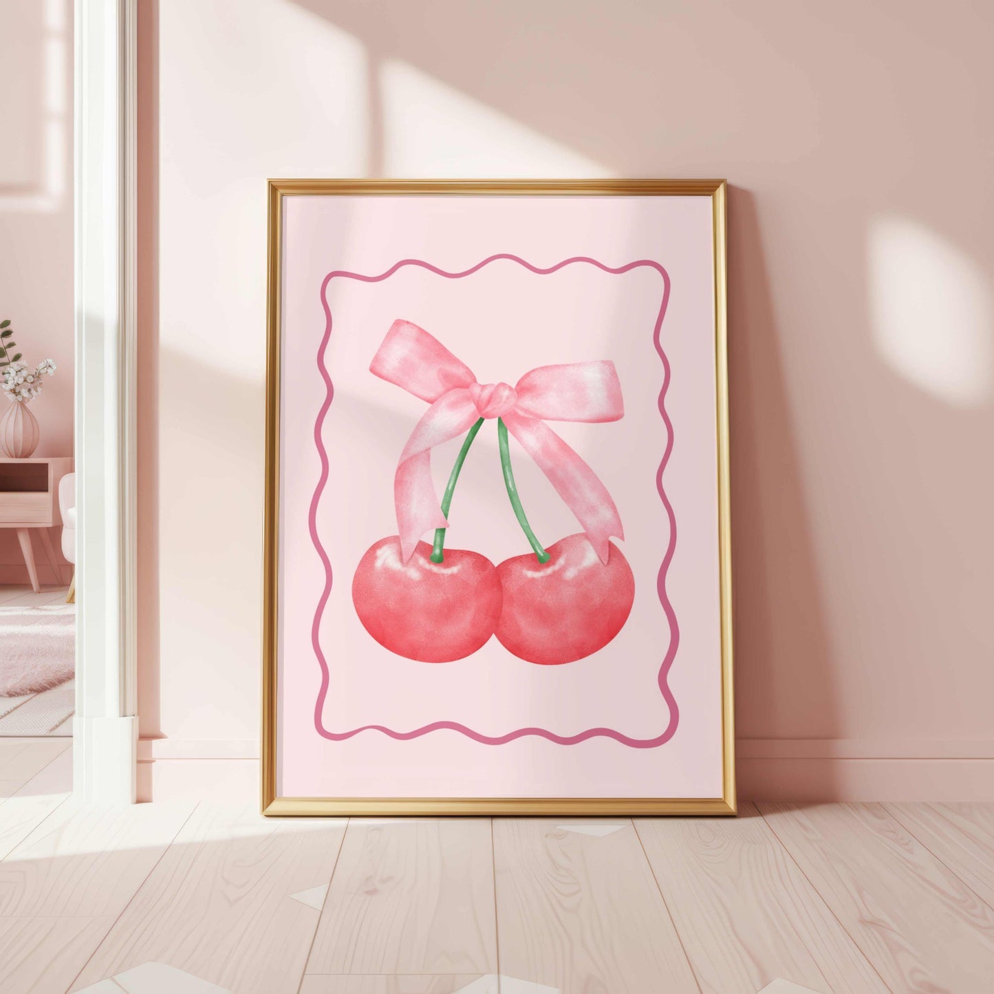 Pink Cherry Bows