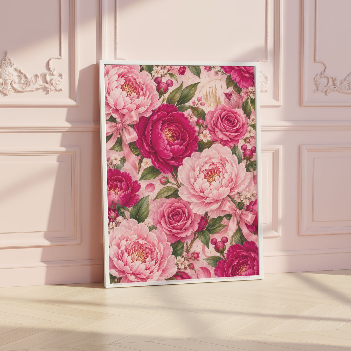 Pink Floral Disney