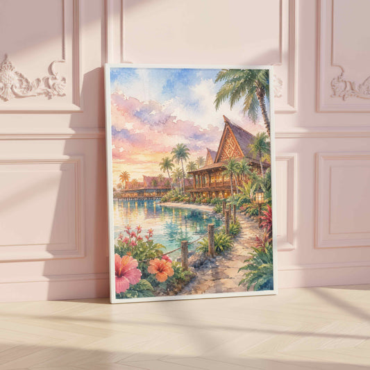 Polynesian Resort Hotel Disneyworld