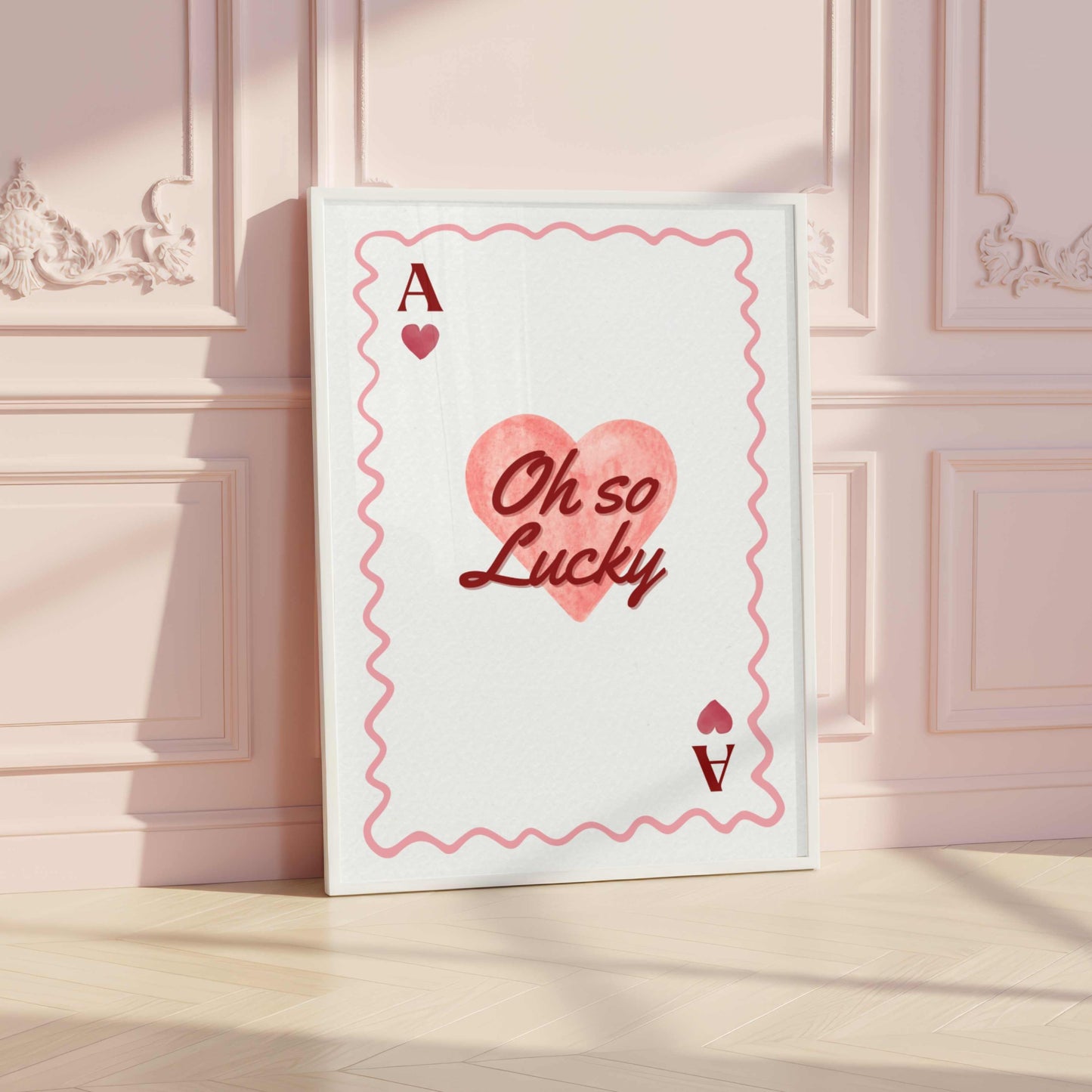 Oh So Lucky Playing Card