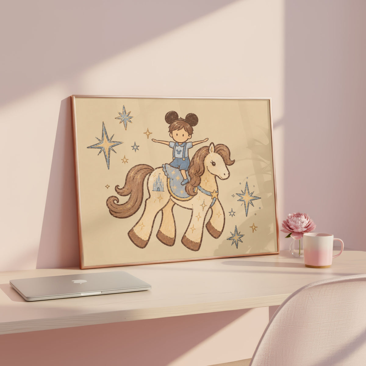 Disney Inspired Boy on Horse