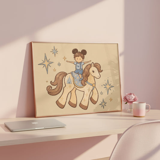 Disney Inspired Boy on Horse