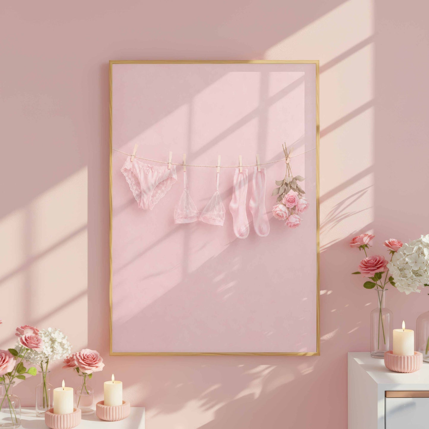 Pink Washing Line